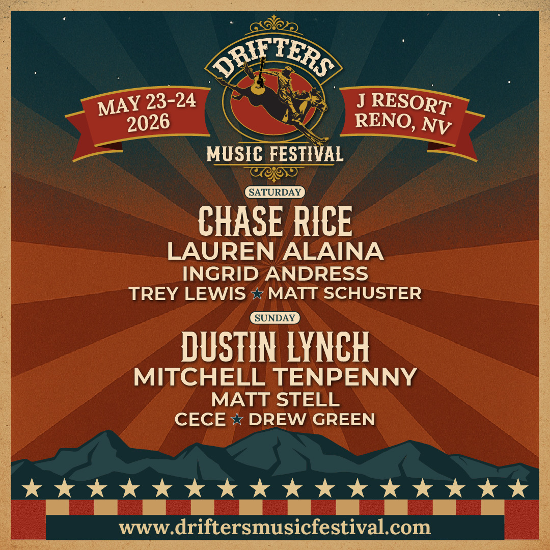 Drifters Lineup Drifters Music Festival 2026 | Reno, NV