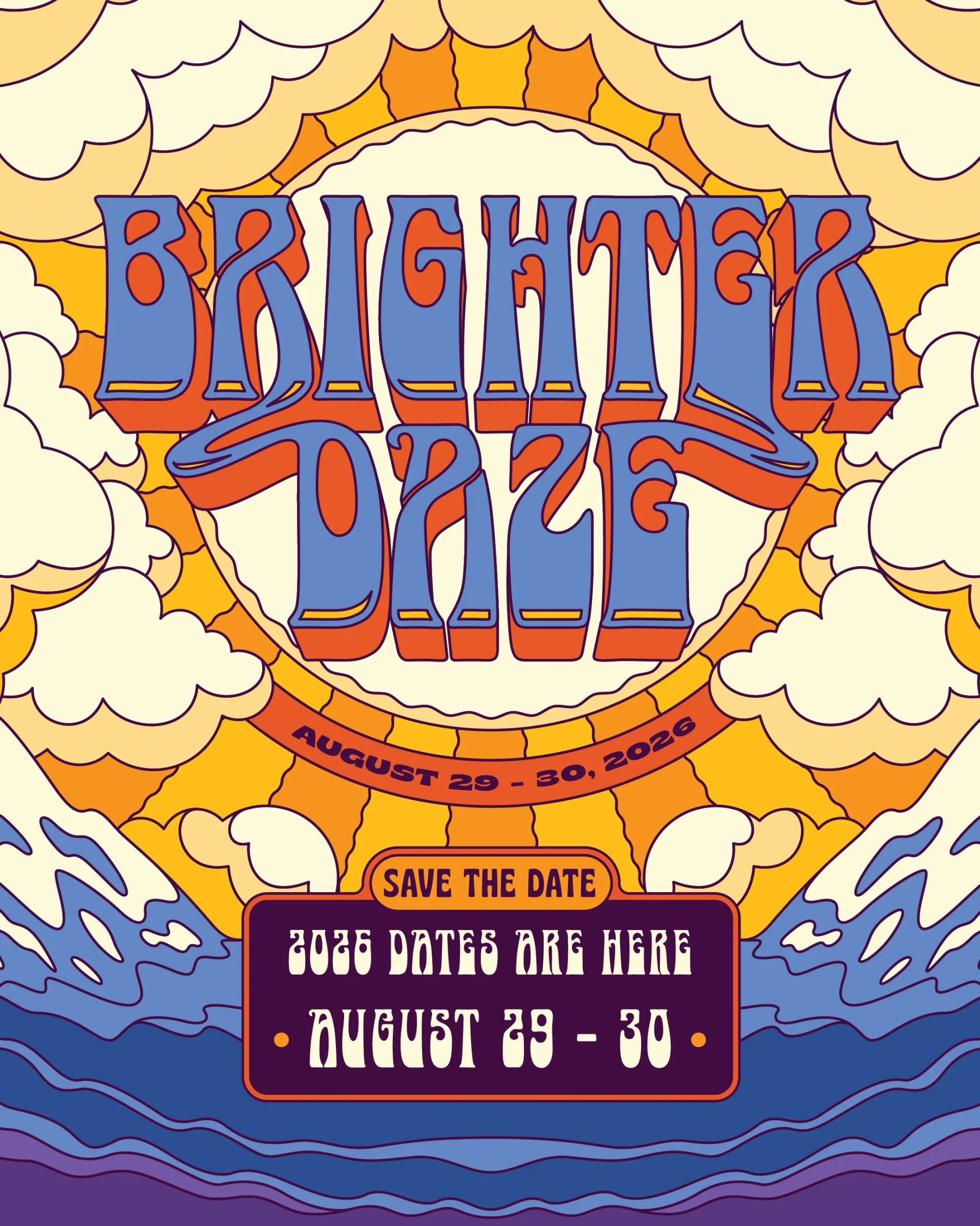 2026 Brighter Daze Date Announce | August 29-30, 2026